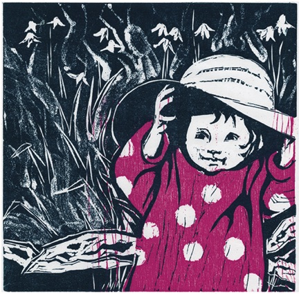 mari and the hat    &copy; 2012 ll